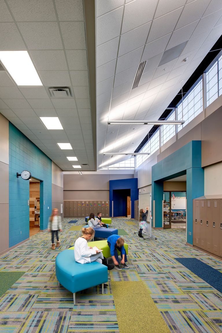 Corridor with breakout space