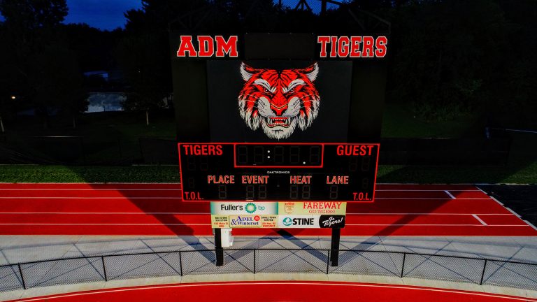 Tigers scoreboard