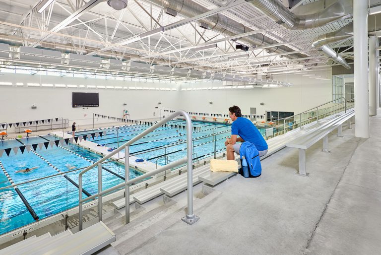 Pool from top of spectator seating