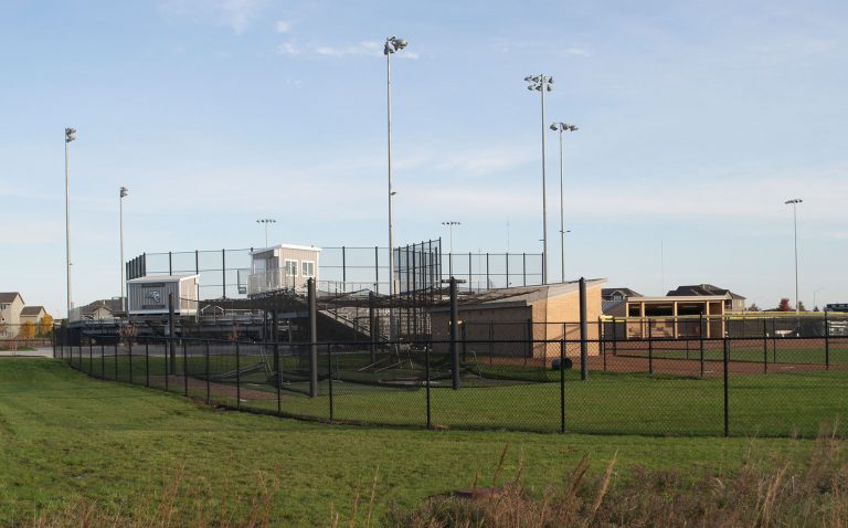 Batting cages and ball field