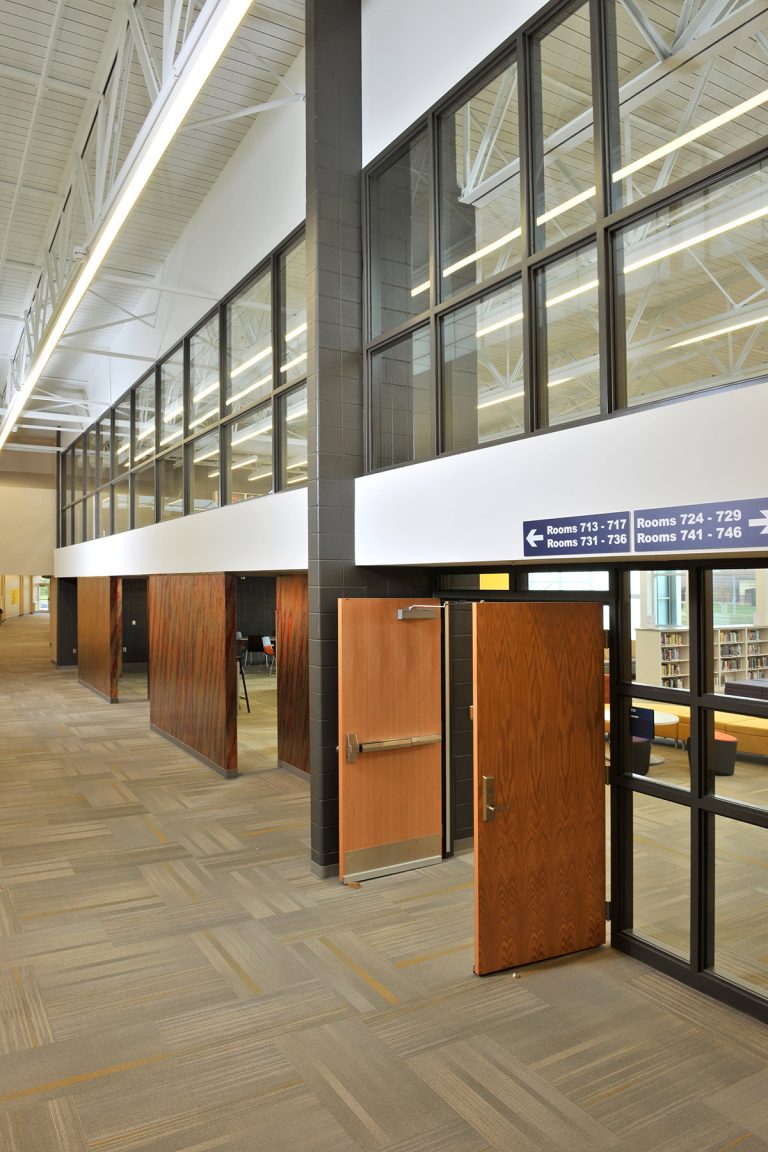 Media center entrance