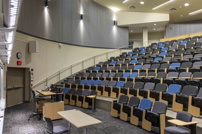 college auditorium with seating