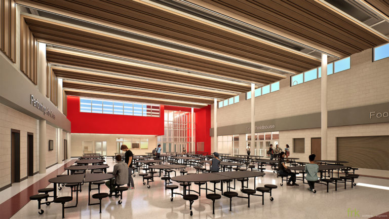 Commons looking through main entrance
